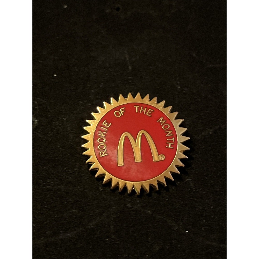McDonald's Rookie Of The Month Employee Lapel‎ Hat Pin